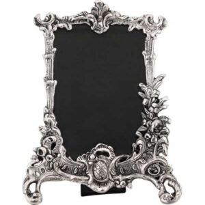 silver photo frame